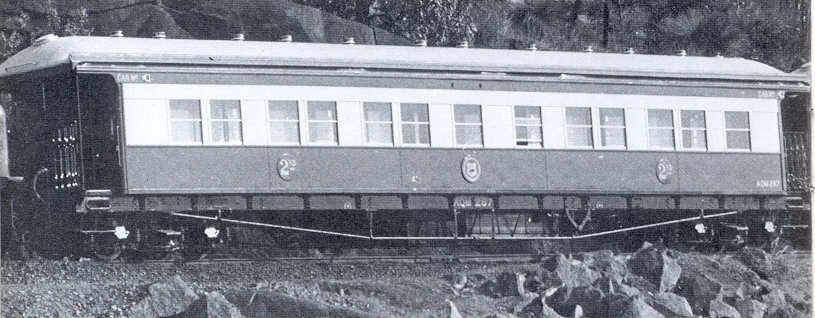 2nd class sleeping car AQM 287 at Swan View - Photo by Westrail