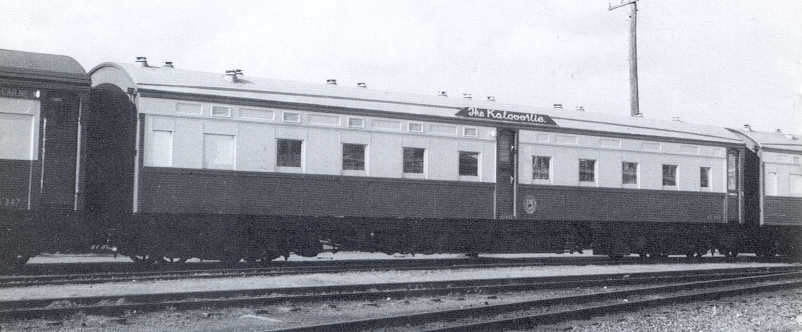 AZ class sleeping car on the Kalgoorlie express Photo by Don Finlayson