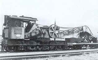 Steam Crane 23 in travelling mode