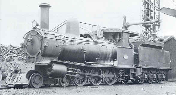 This Picture of G123 at Bunbury by A. Gunzburg from Locomotives of the WAGR