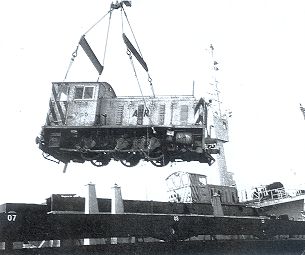 Unloading from the Irene Greenwood at Fremantle