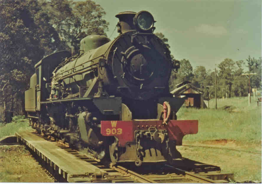 W 903 on old turntable Pemberton