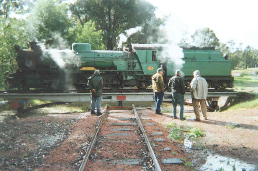 W 903 on new PTCo Turntable Pemberton