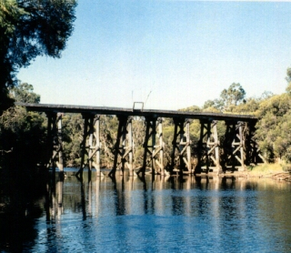 Tullis Bridge - the most significant structure on the Hotham Branch